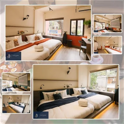 Apartamento de dos habitaciones con vistas a la ciudad — Spacious APT In Center featuring several distinct BRs - Bedroom w TWIN-Superking beds -Share living room, kitchen & gym